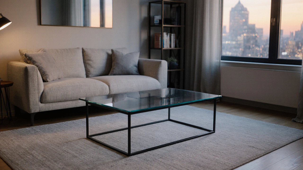 Couchtisch Trend 2024: Glas, Formen & Farben im Überblick